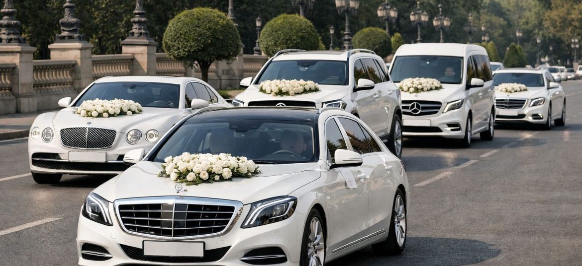 Luxury wedding car fleet