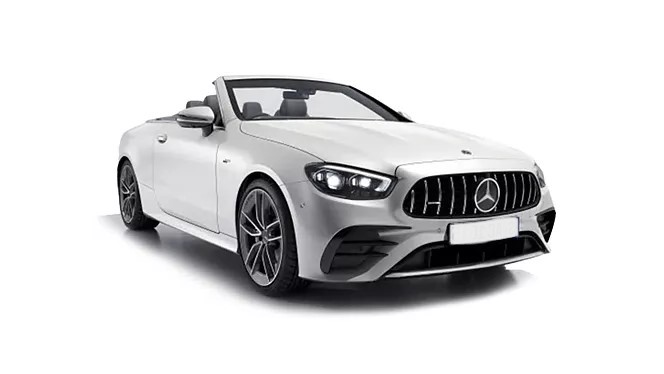 Mercedes AMG E63 White Convertible